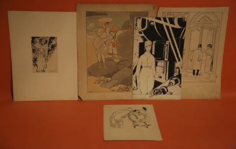 Ensemble de 5 dessins