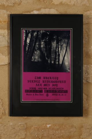 Paul Kagan (1943-1993) Affiche des concert...