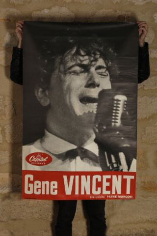 Gene Vincent Affiche de promotion Capitol
