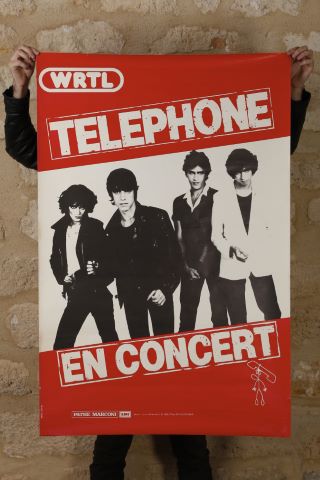 Téléphone Affiche de la tournée de 1980