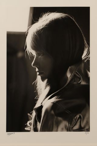 Françoise Hardy, portrait de profil