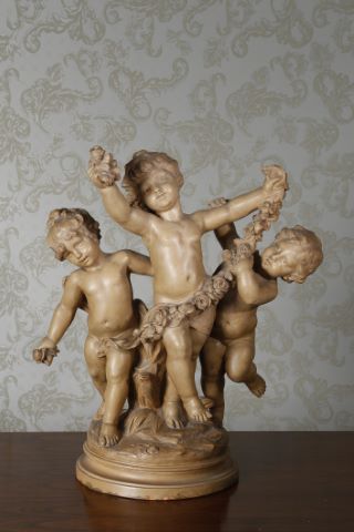 Hippolyte Moreau (1832-1927) Trois angelots...