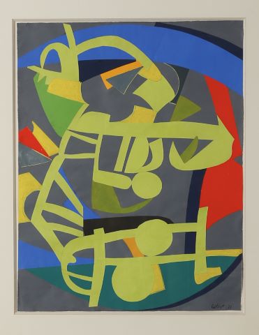 Maurice Estève (1904-2001) Javanais vert