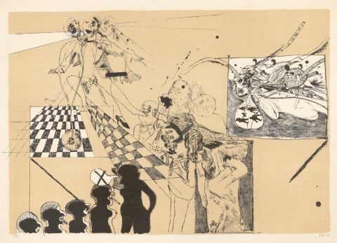 Antonio Seguí (né en 1934) Un Spectaculo diurno