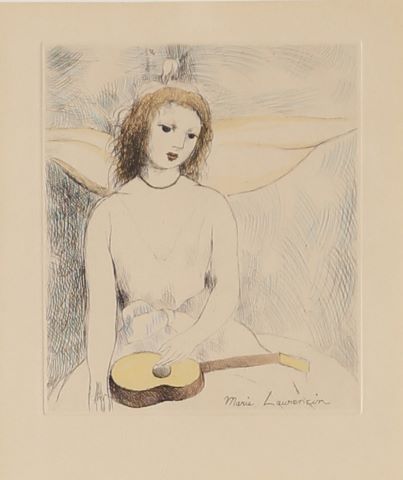 Marie Laurencin (1883-1956) Jeune fille...
