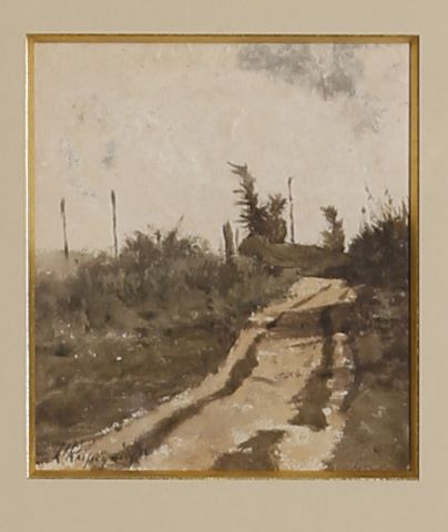 Henri Joseph Harpignies (1819-1916) Chemin...