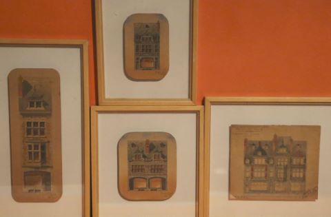 Ernest Risoli Ensemble de quatre dessins...