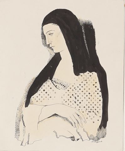 Maria Lagorio (1893-1979) Ensemble de neuf...