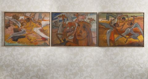 Pierre-Louis Flouquet (1900-1967) Triptyque...