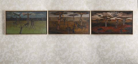 Pierre-Louis Flouquet (1900-1967) Triptyque...