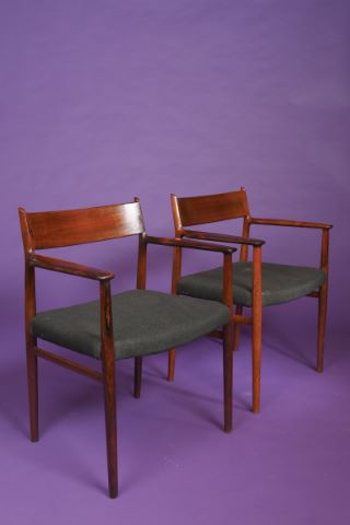 Arne Vodder (1926-2009) Paire de fauteuils