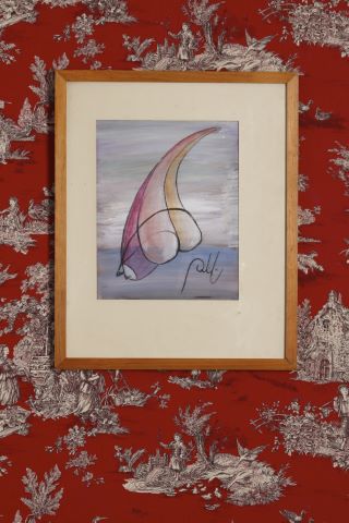 Dino Abidine (1913-1993) Composition abstraite