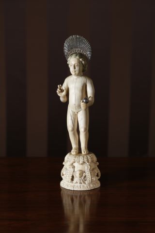 Important Enfant Jésus bénissant