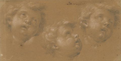 École italienne du XVIIe siècle Études de visage...