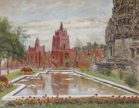 Henry d'Estienne (1872-1949) Vue de l’Exposition...