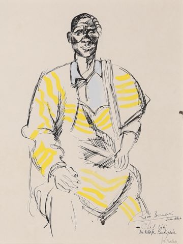 Renée Bernard (1906-2004) Chef Bété