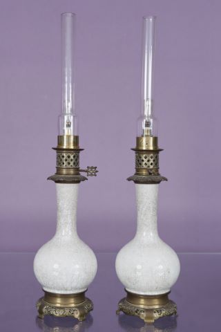 Ramier & Cie 2 lampes à pétrole