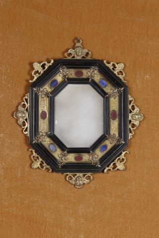 Ensemble de trois miroirs octogonaux