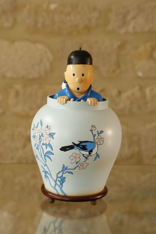 Pixi résine Hergé - Le Lotus Bleu