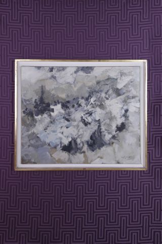 Paysage gris-argent