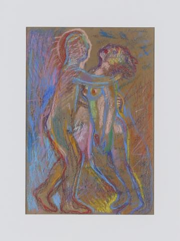 Yannis Psychopedis (né en 1945) Deux personnages