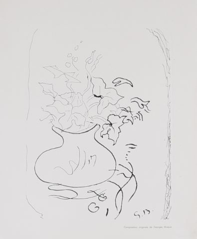 Georges Braque (1882-1963) Bouquet de fleurs