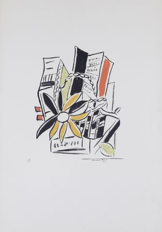 Fernand Léger (1881-1955) Chevreuse, fleur jaune
