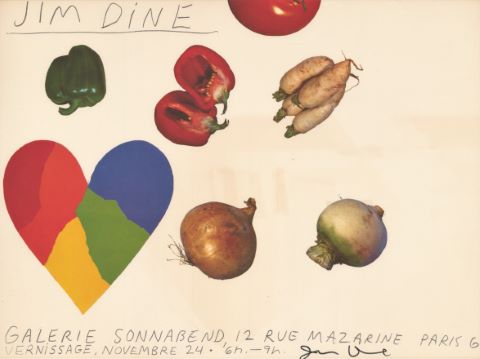 Carton d’invitation de la galerie Sonnabend
