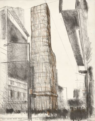 Allied chemical tower packed (project for Time Square New York)