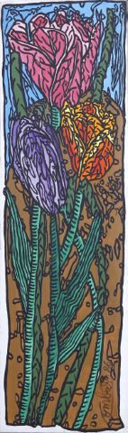 Robert Combas (né en 1957) Plantes
