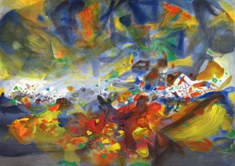 Chu Teh-Chun (1920-2014) Composition III