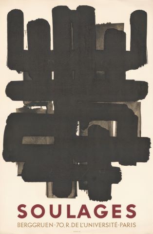 Affiche de l’exposition à la galerie Berggruen