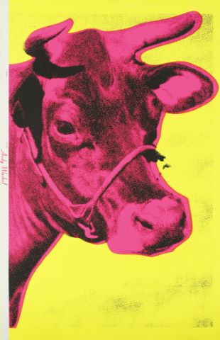 Cow Wallpaper jaune