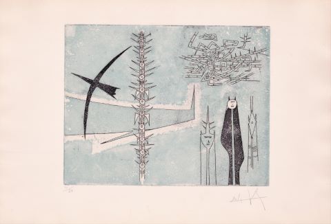 Wifredo Lam (1902-1982) Le Rempart de brindilles