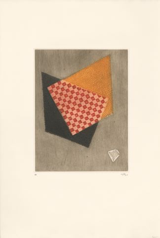 Noir rouge orange