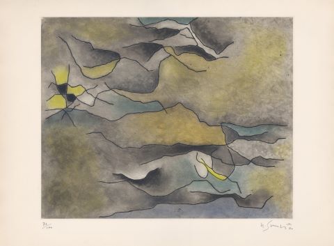 Gustave Singier (1909-1984) Sable et eau