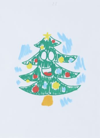 Hervé Di Rosa (né en 1959) Sapin de noël