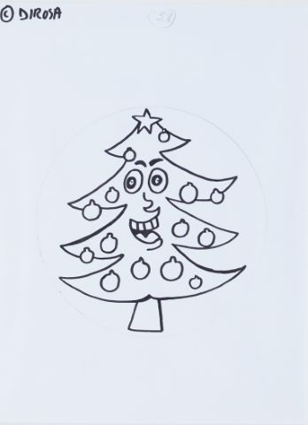 Hervé Di Rosa (né en 1959) Sapin de noël