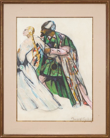 Projet de costumes pour un ballet