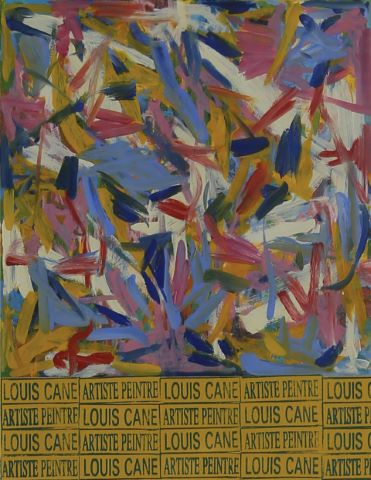 Louis Cane (né en 1943) Abstraction, hommage...