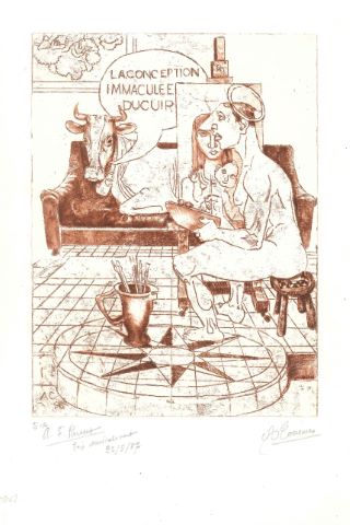 Alfred Courmes (1898-1993) La Conception...