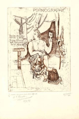Alfred Courmes (1898-1993) Pornographie