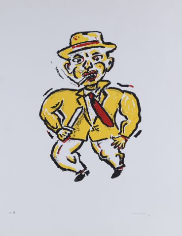 Ricardo Mosner (né en 1948) L'Homme à la cigarette