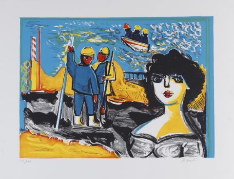 Mathilde Grant (1918-2006) Les Docks