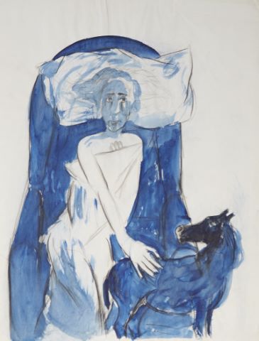 Jorge Castillo (1933) Homme et cheval