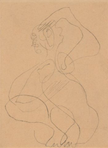 Henri Laurens (1855-1954) Femme accroupie