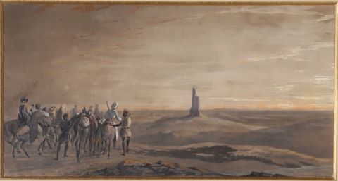 Charles Fr. Eustache (1820-1870) Halte...