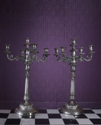 Paire de candélabres