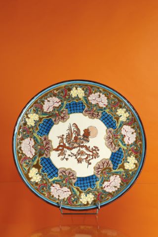 Grand plat rond