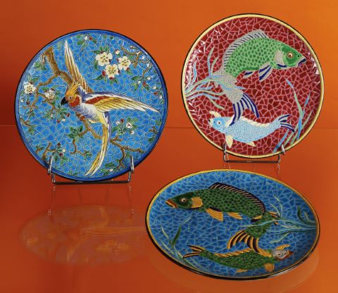 Trois plats ronds